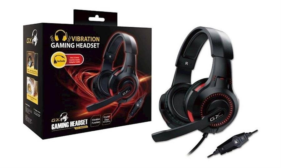 HEADSET GENIUS HS-G600V WIRED 3.5mm W/VIBRACION