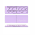 TECLADO PLEGABLE MEETION BTK001 BT RECARGABLE /PURPLE