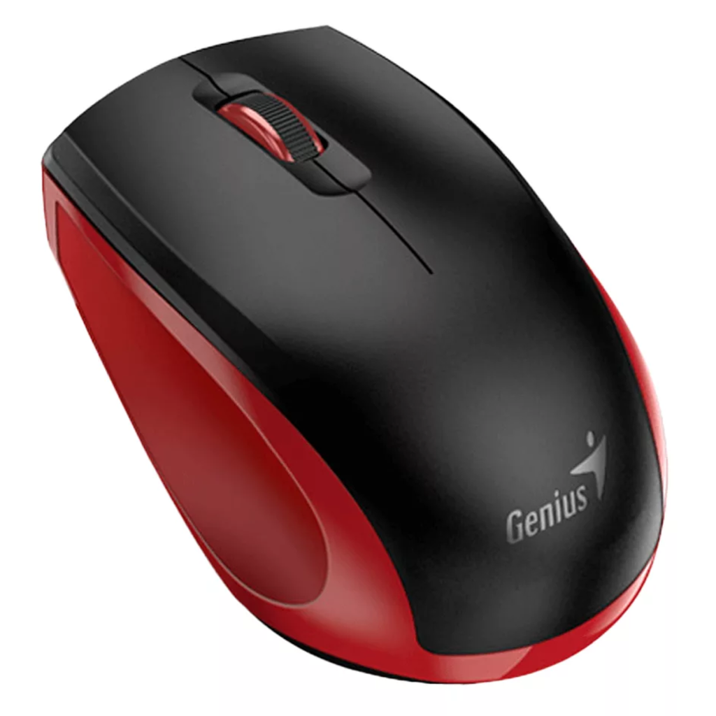 MOUSE GENIUS NX-8006S WIRELESS NEGRO Y ROJO