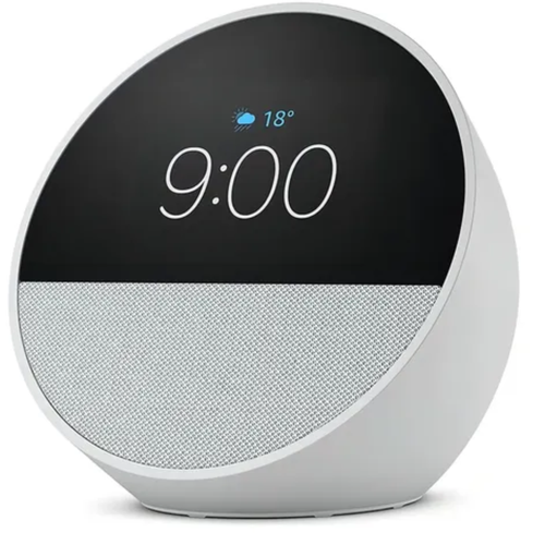 ALEXA ECHO SPOT 2.8" TOUCH BLANCO Y AZUL ORIGINALES