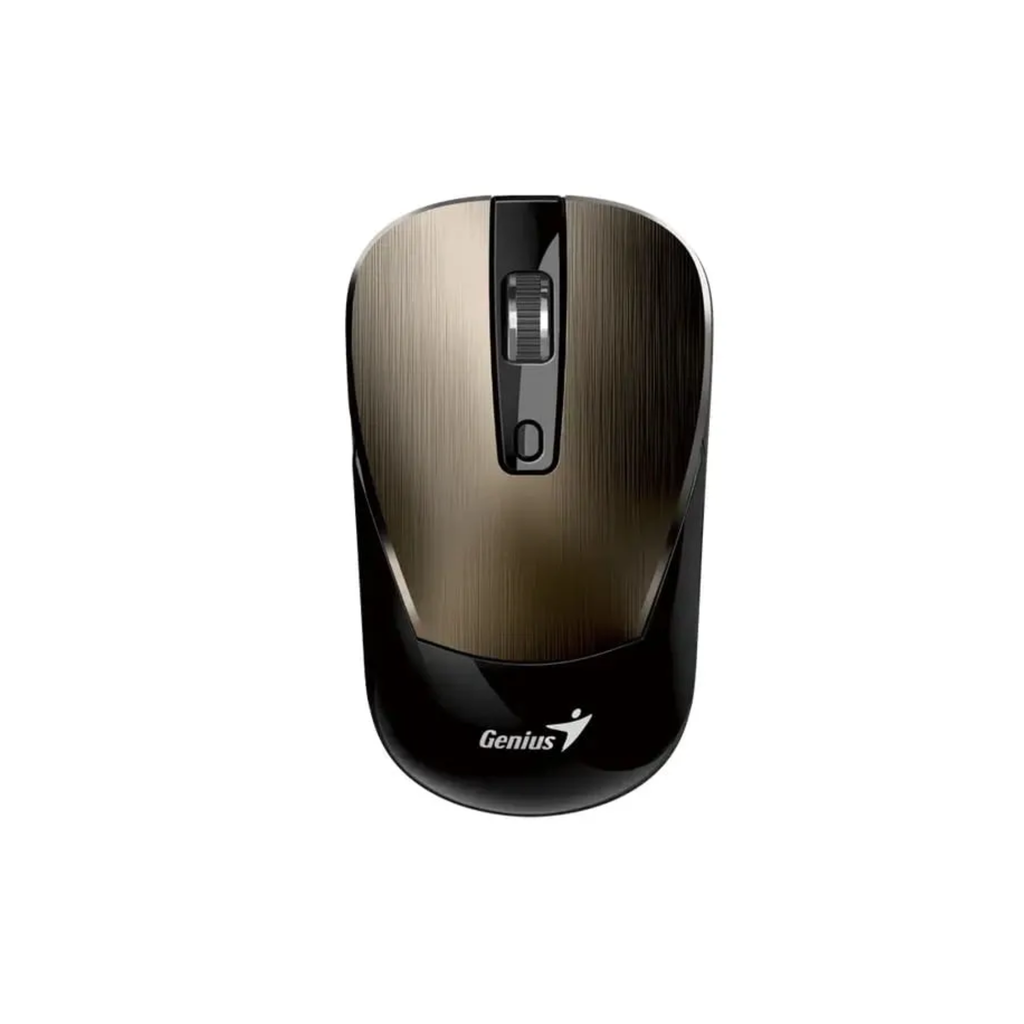 MOUSE GENIUS NX-7125 WIRELESS /DORADO, PLATEADO, MARRON
