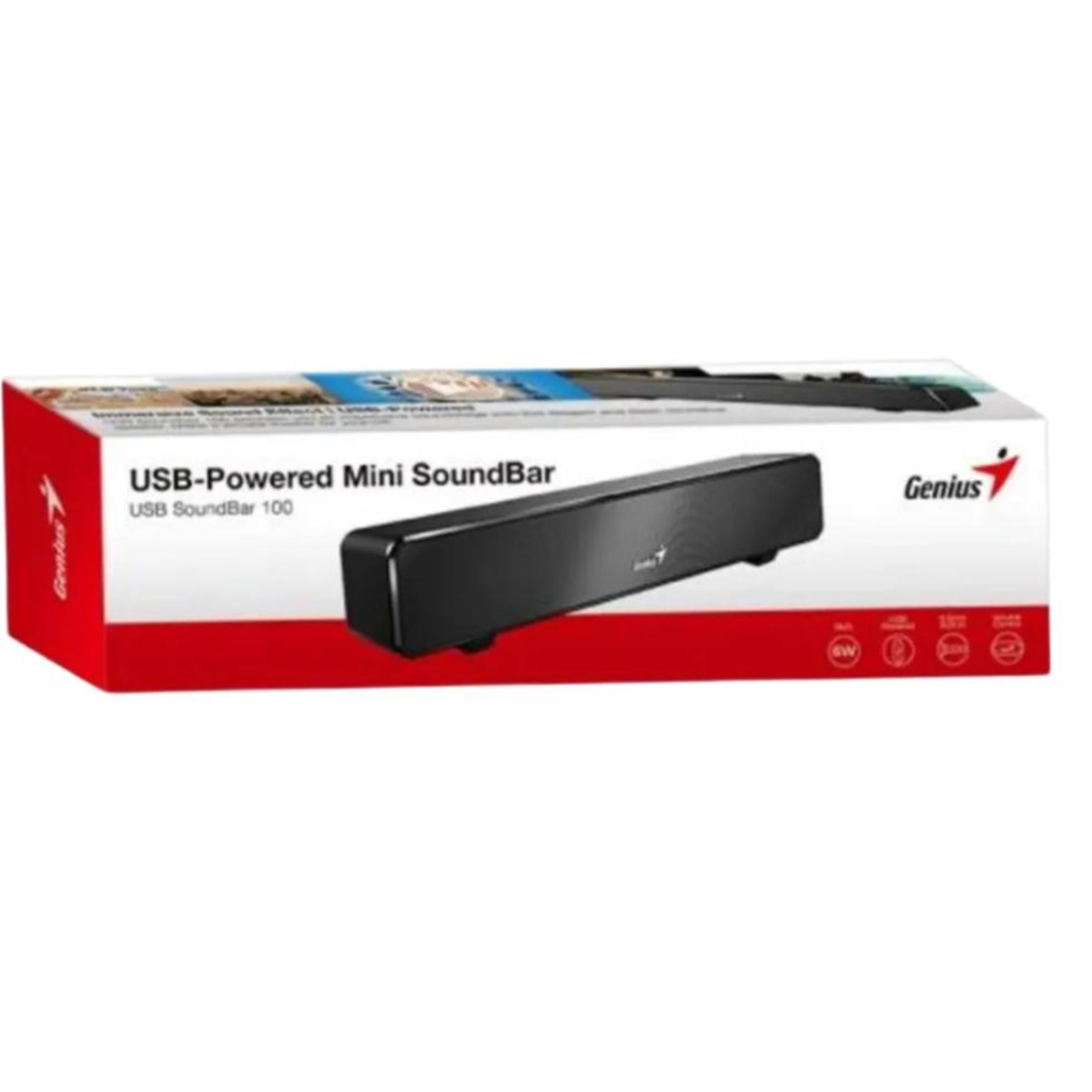 PARLANTE GENIUS SOUNDBAR 100 NEGRO