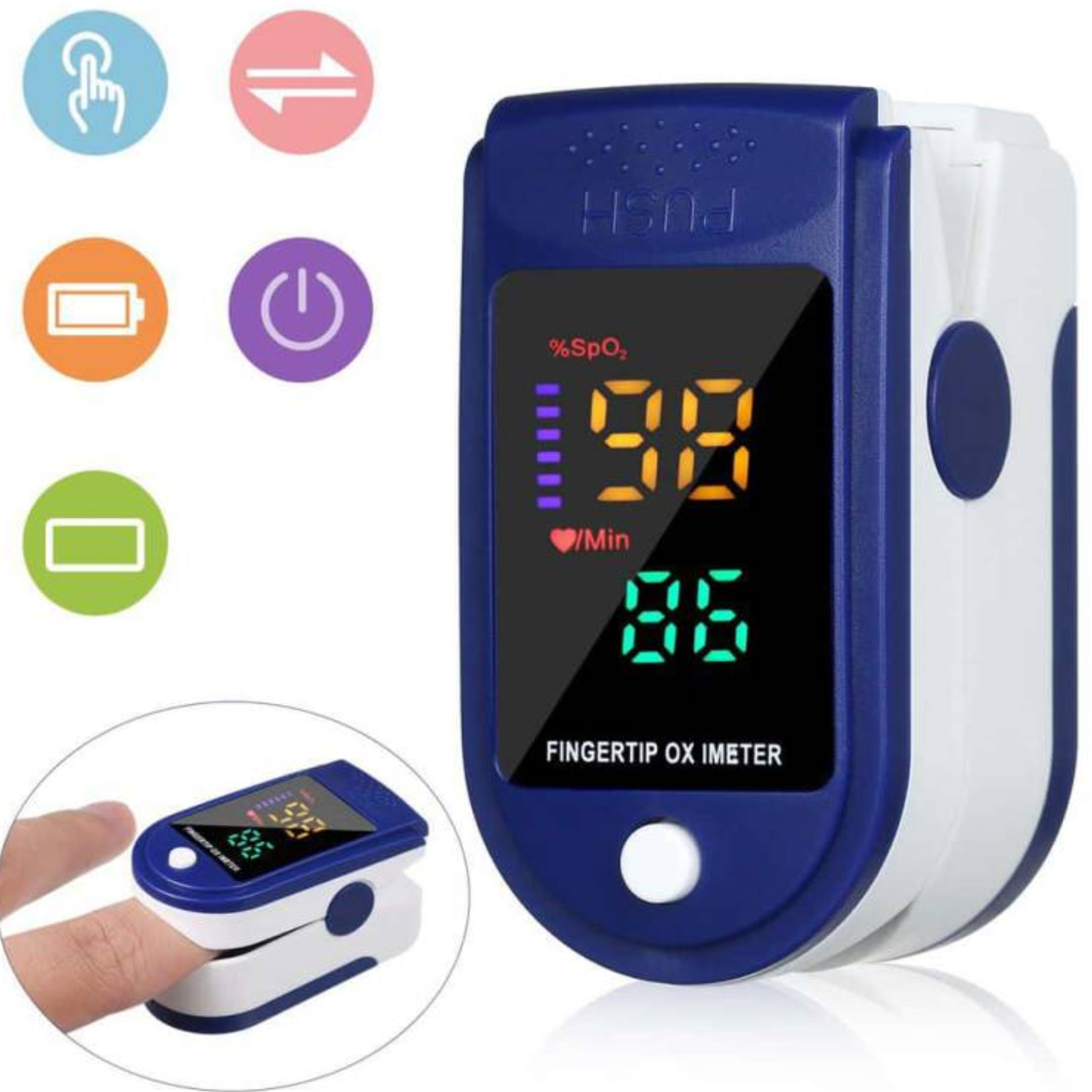 OXIMETRO TFT PULSE LK87
