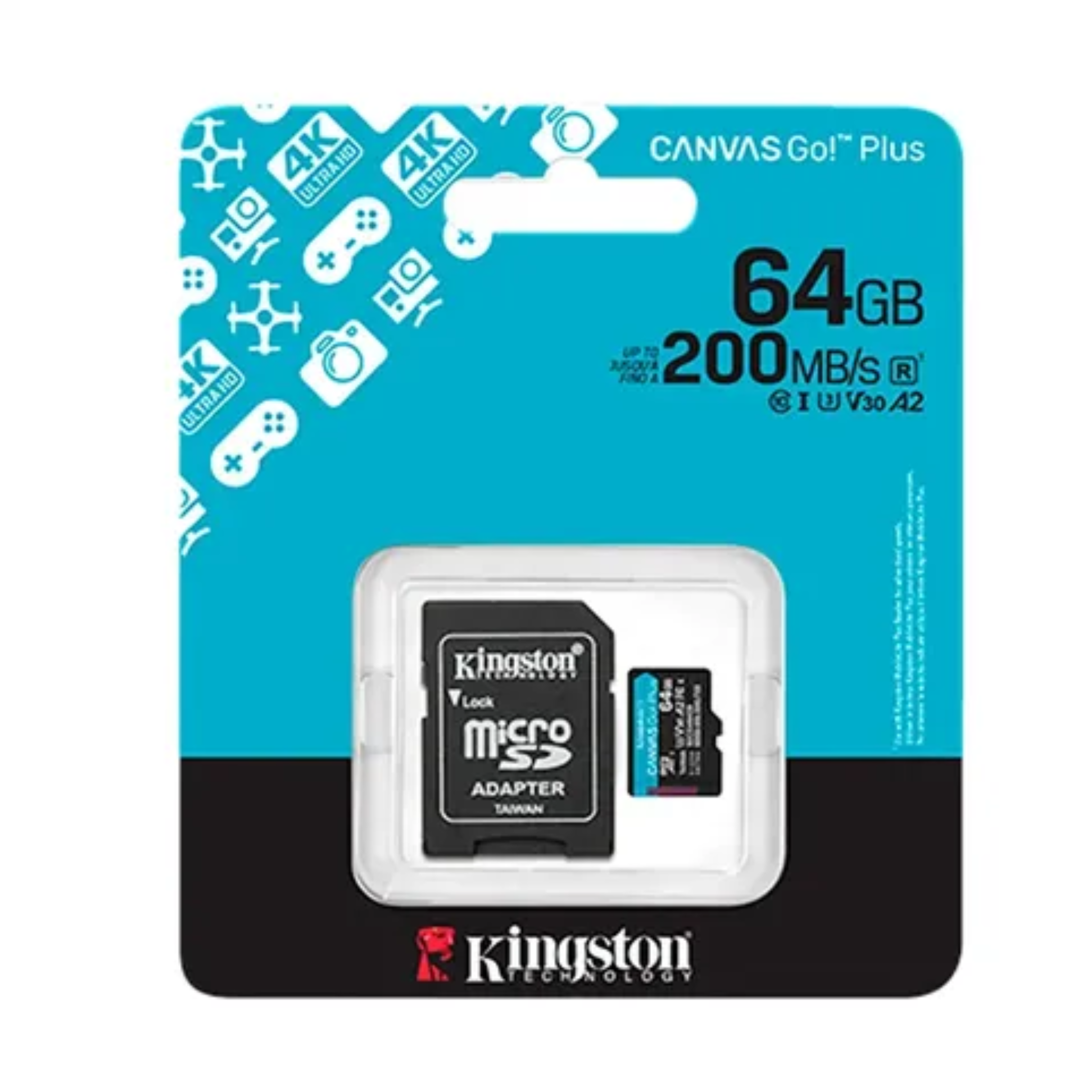 MICRO KINGSTON SDCG4/64GB CLASS 10 200MB/s