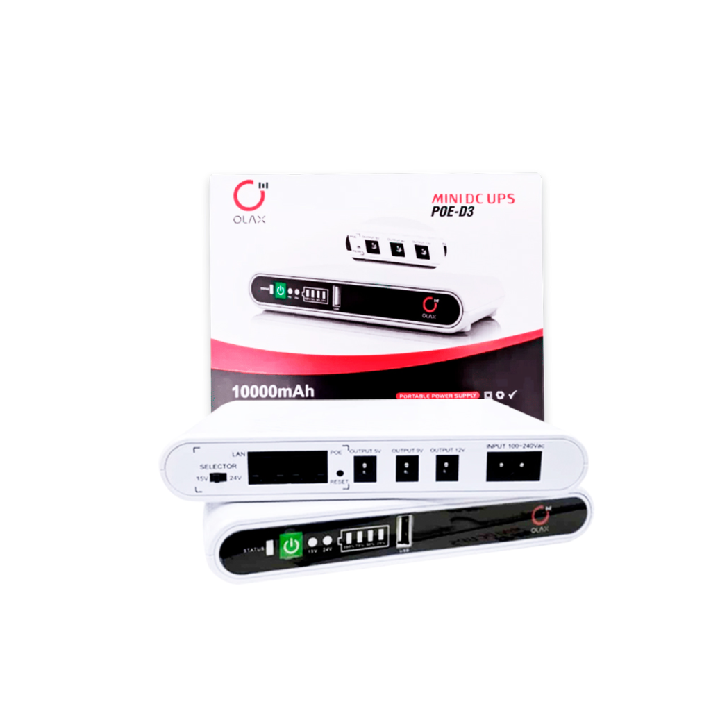 MINI UPS OLAX POE-D3 10000mah 5V/9V/12V/USB