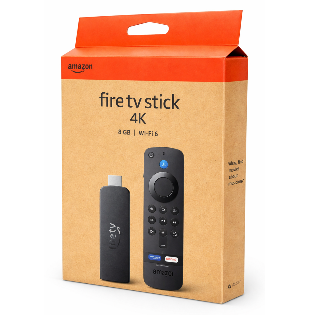 Amazon Fire TV Stick 4K 2da Generación WiFi 6 – Streaming Ultra HD