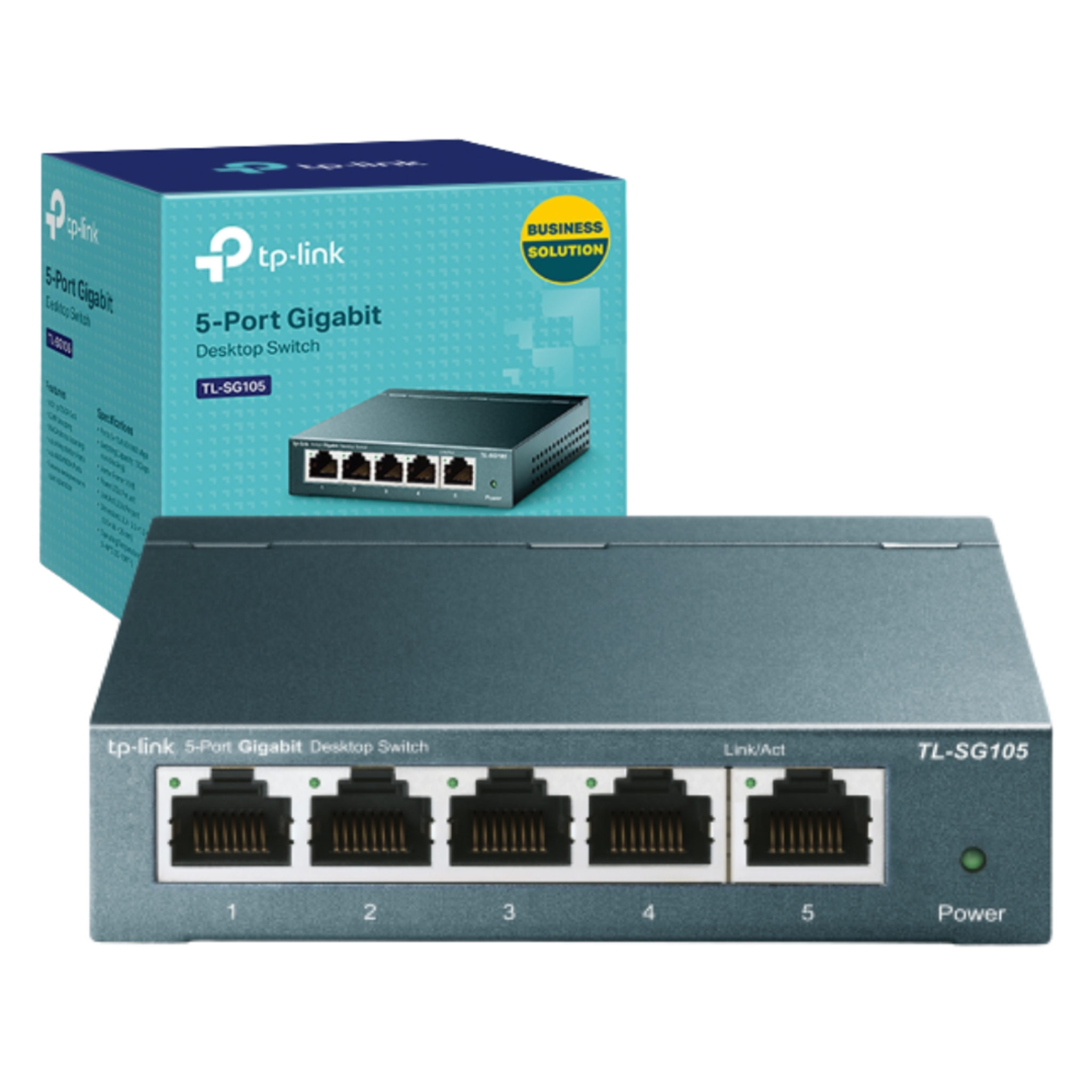 TP-LINK SWITCH TL-SG105 5 PUERTOS 10/100/1000Mbps METAL
