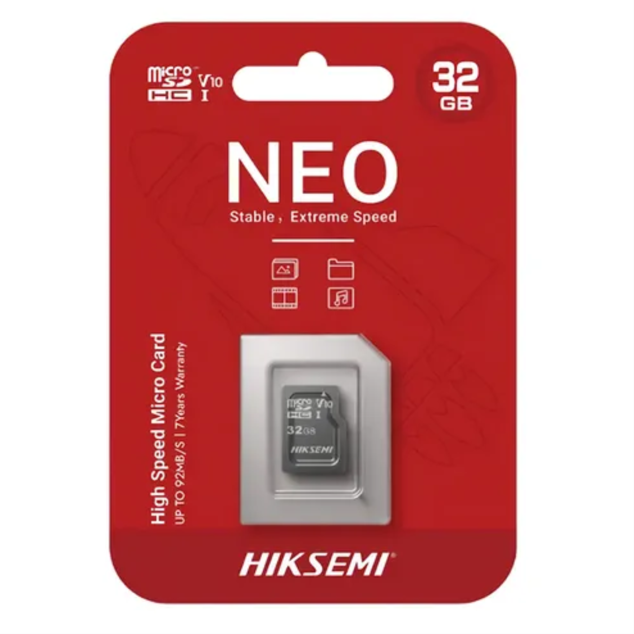 MICRO HIKSEMI NEO 32GB CLASS 10 92MB/s