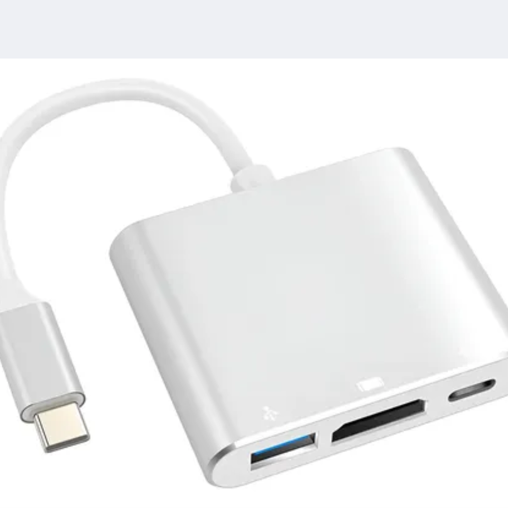 ADAPTADOR QG22-0755 3-IN-1 TIPO C A HDMI/USB 3.0/TIPO C