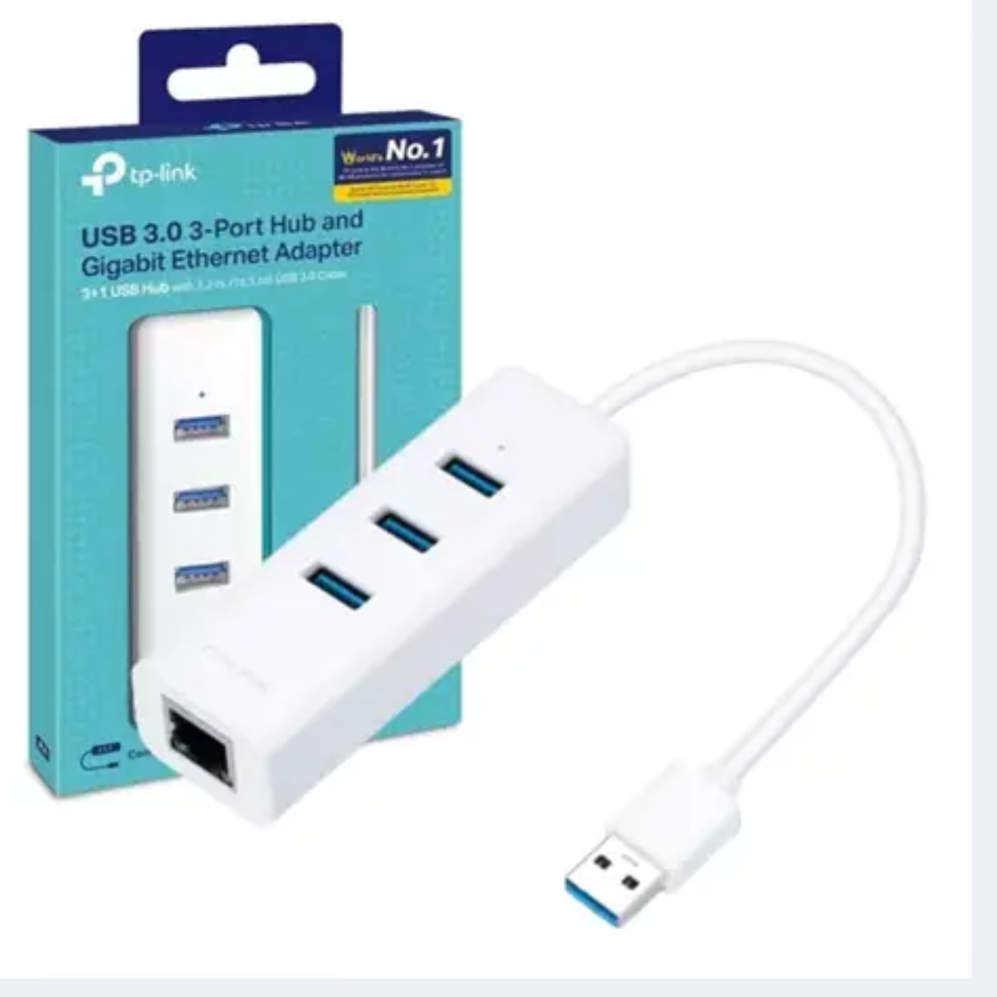 TP- LINK ADAPTADOR UE330 RJ45+ 3 USB 3.0 A USB 3.0