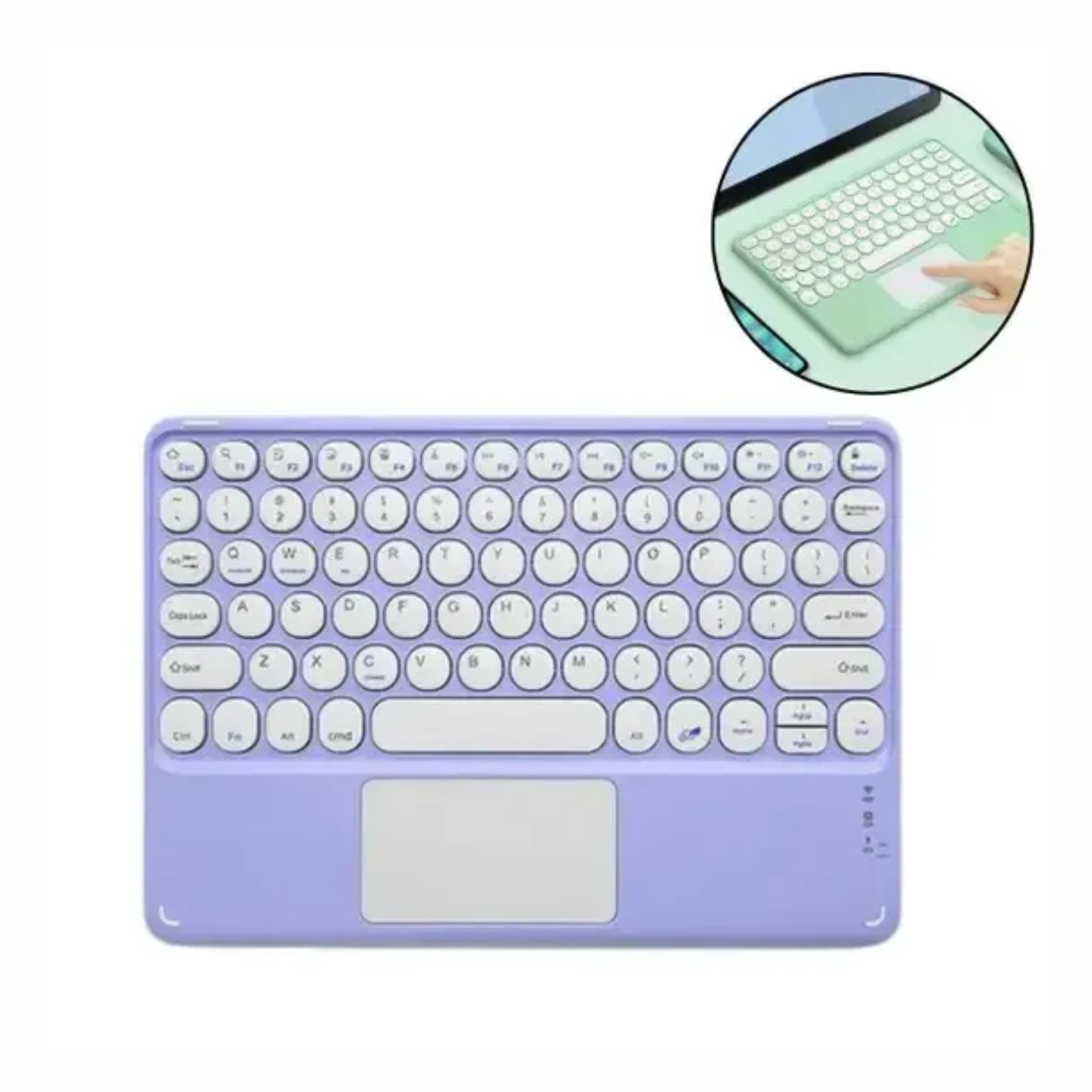TECLADO + MOUSE PAD BT RECARGABLE AN-6030