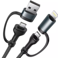 CABLE DP 17552-212 4-IN-1 TIPO C/IPHONE/USB 1M