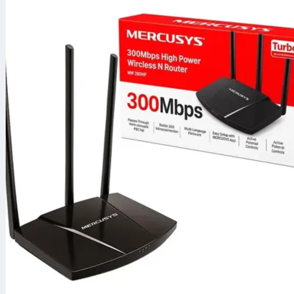 MERCUSYS ROUTER MW330HP 3 ANTENAS 300Mbps