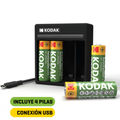 CARGADOR PILAS KODAK AAx2+AAAx2