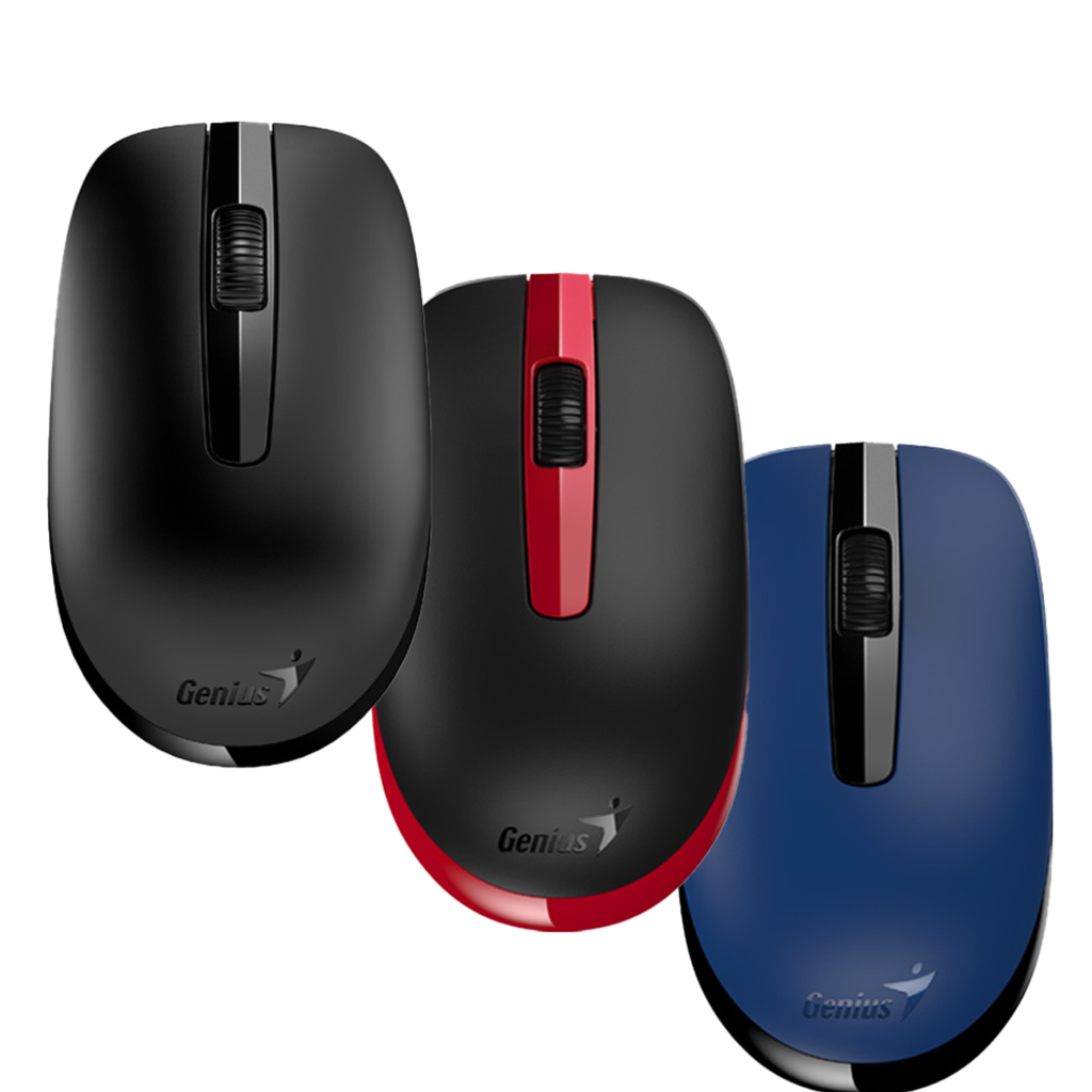 MOUSE GENIUS NX-7007 WIRELESS NEGRO, AZUL, ROJO