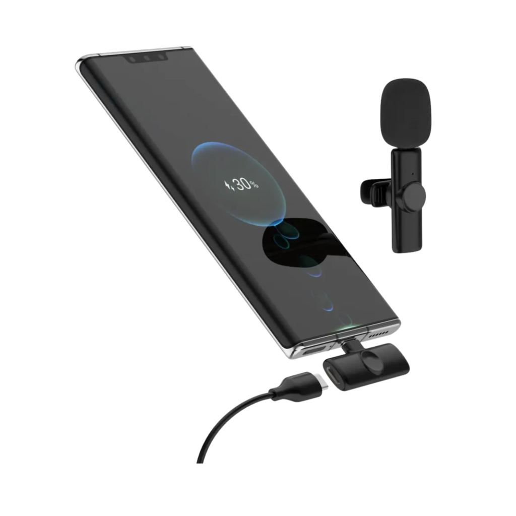 MICROFONO WIRELESS K11 TIPO C + OTG IPHONE