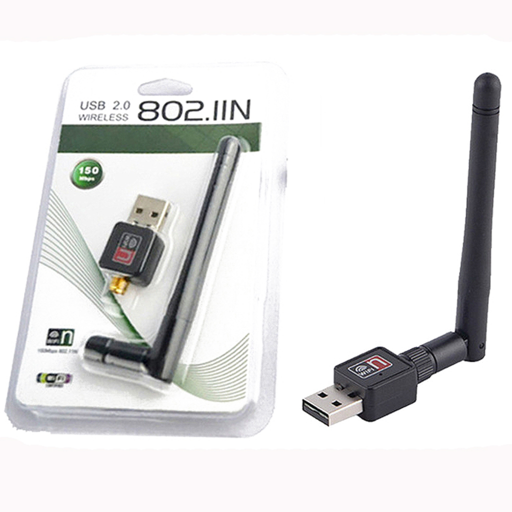 ADAPTADOR WIFI USB ANTENA CORTA