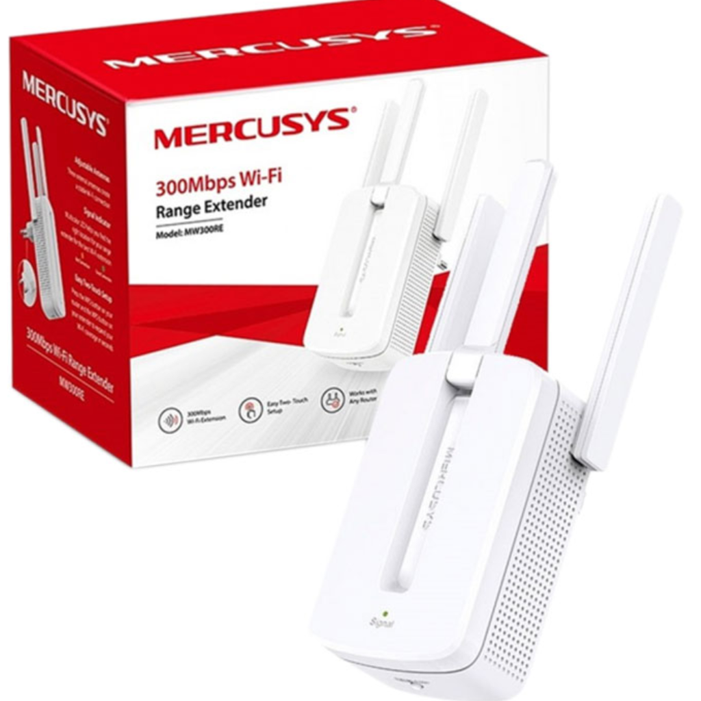 MERCUSYS EXTENSOR DE RANGO MW300RE 300Mbps 3 ANTENAS