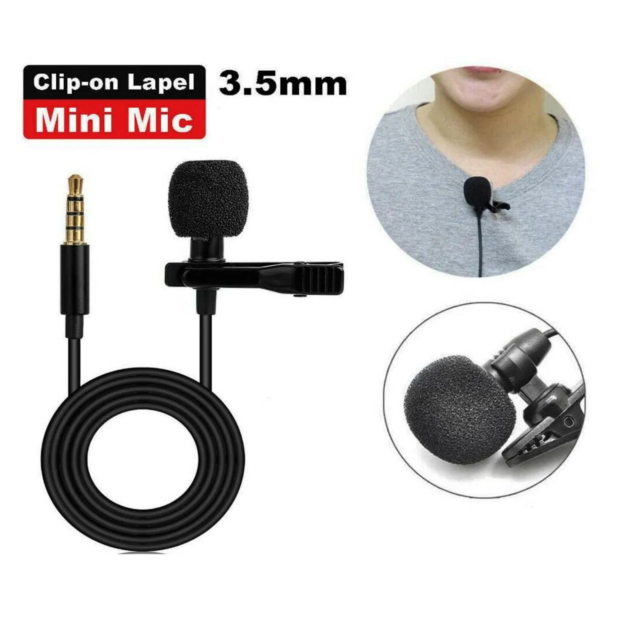 MICROFONO LAVALIER CORBATERO 3.5MM