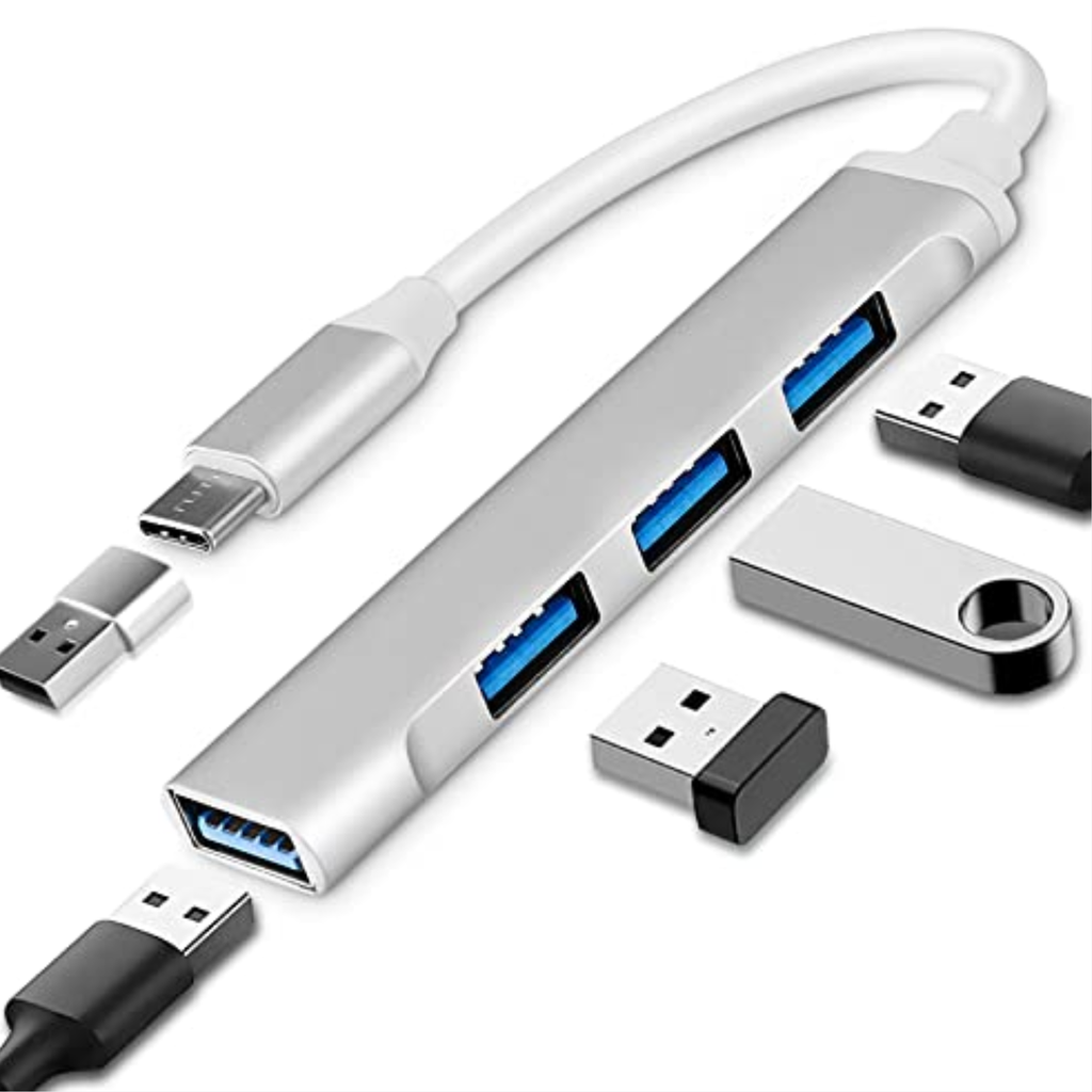 HUB DP TIPO C 4 PUERTOS USB 3.0  C-809