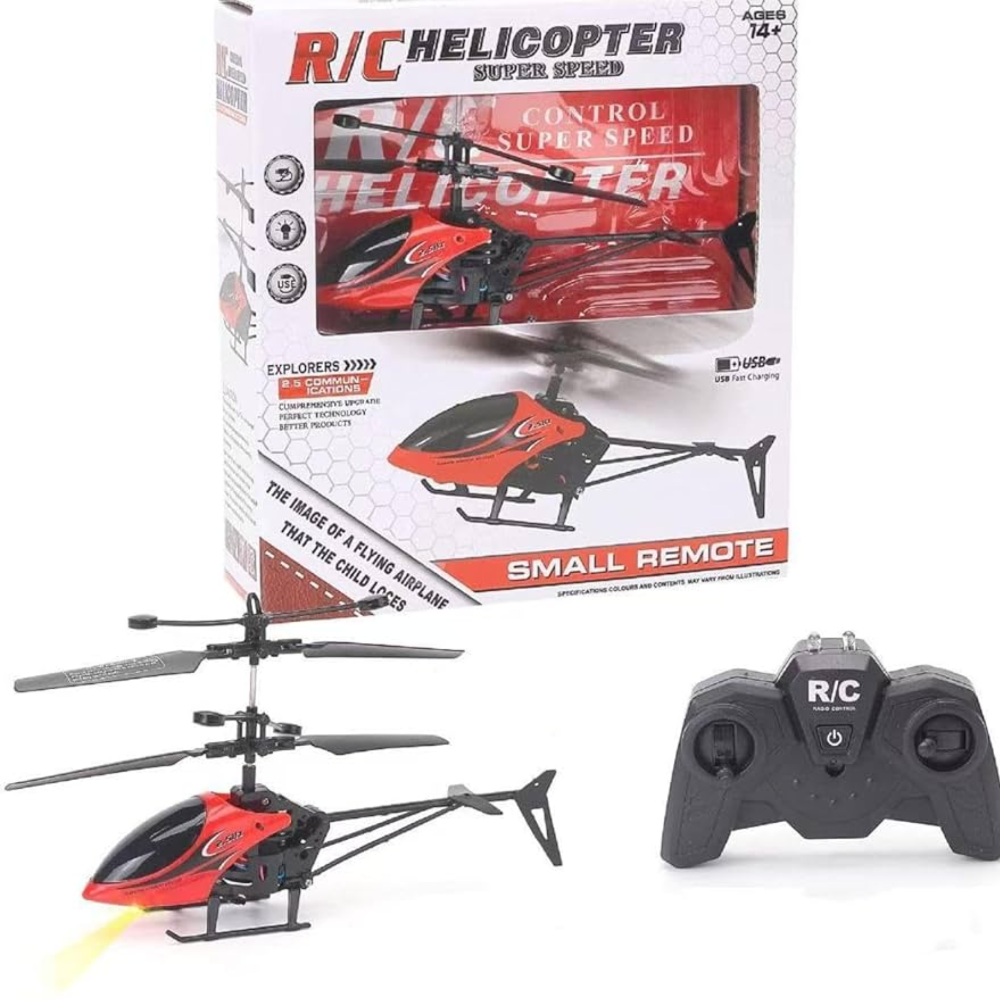 HELICOPTERO C/R MJ-SERIES 901A 2.5CH RED