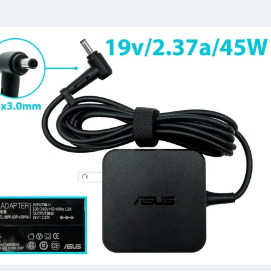 CARGADOR LAPTOP KA8020AS/19V-2.37A-45W 4.5*3.0mm ASUS
