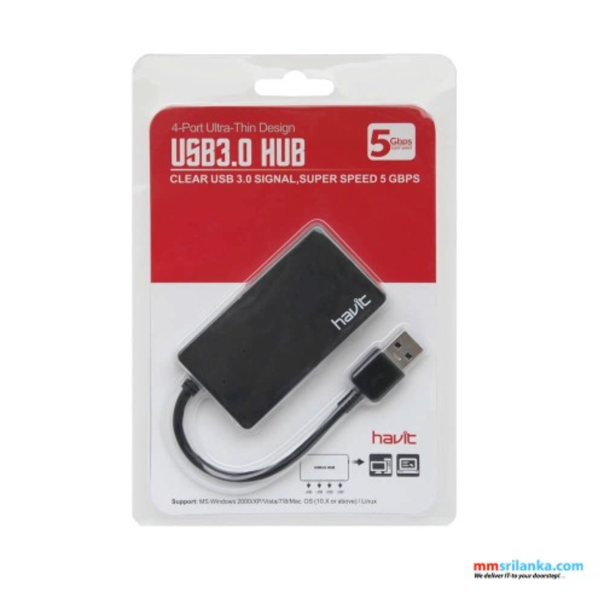 HUB HAVIT HV-H103 4 PUERTOS 3.0