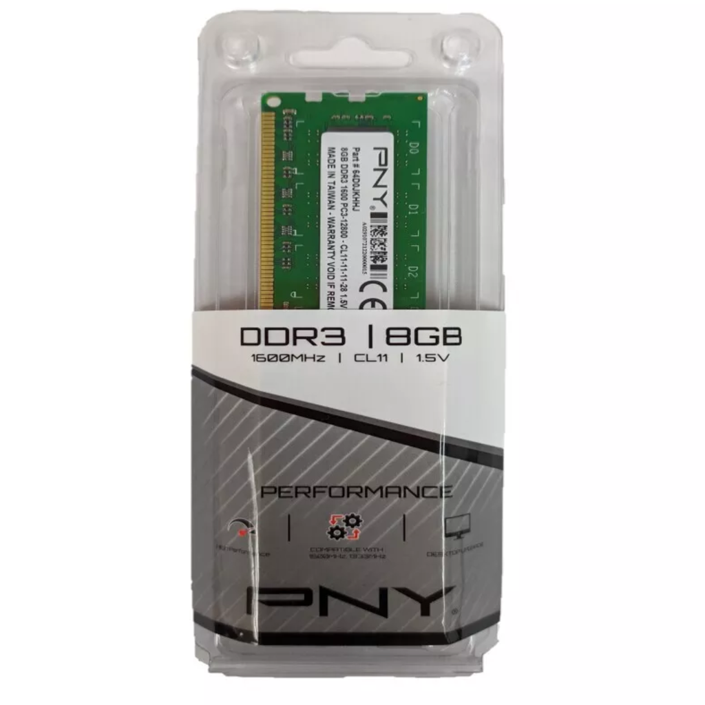 MEMORIA PNY DDR3 8GB 1600MHz
