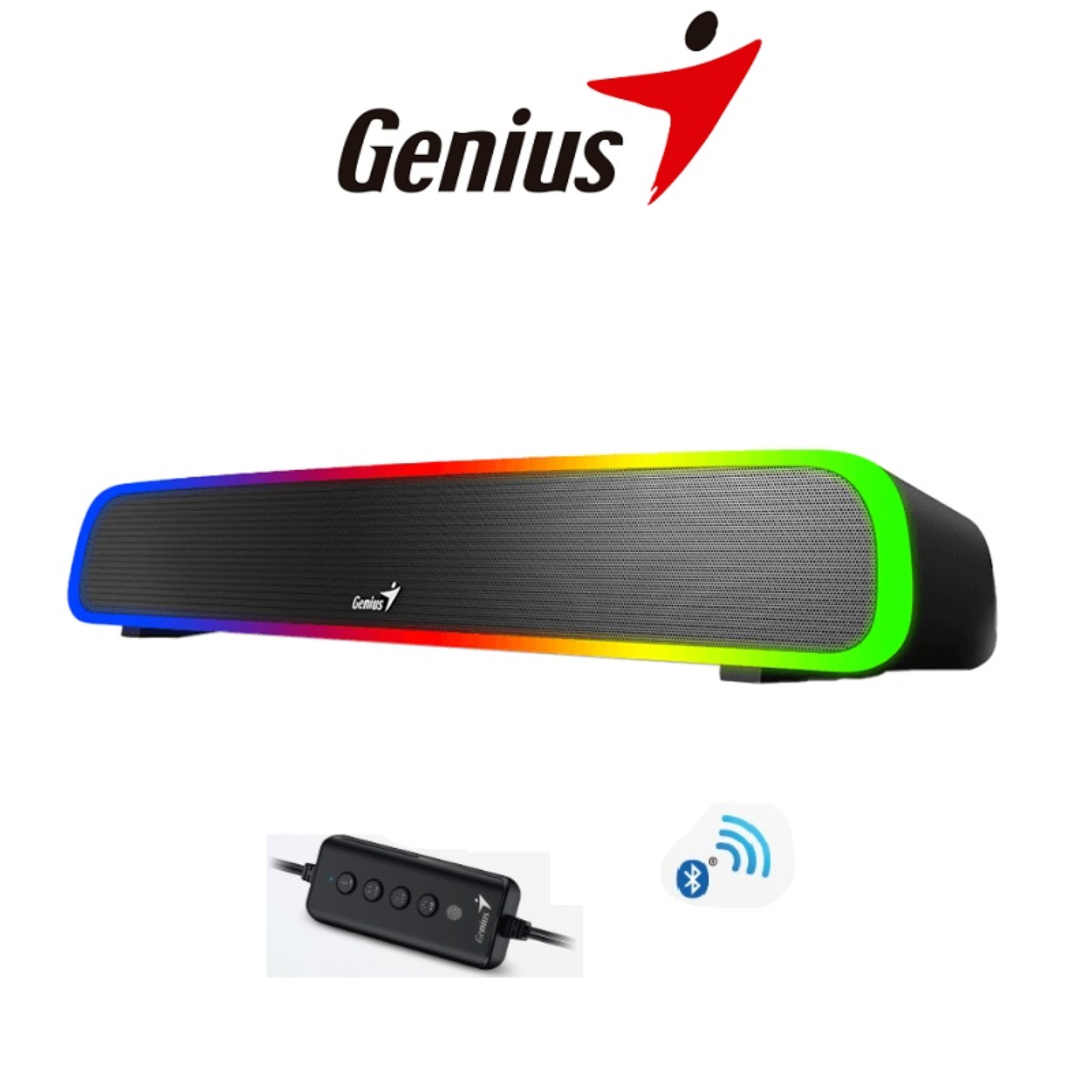 PARLANTE GENIUS SOUNDBAR 200 BT/3.5mm RGB