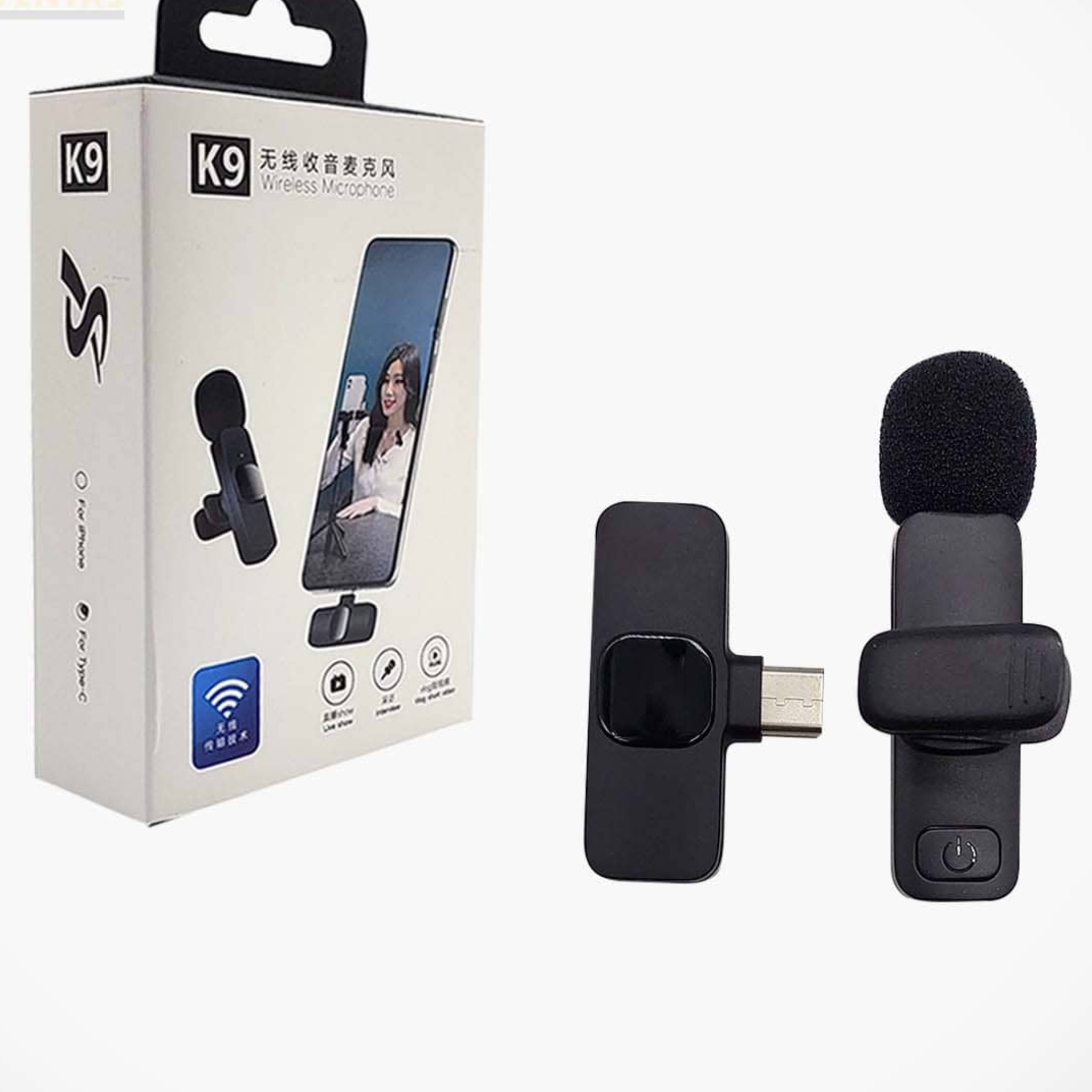 MICROFONO WIRELESS K9 Tipo C