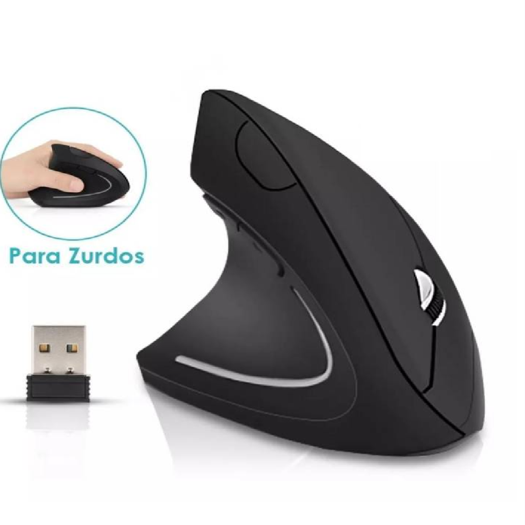 MOUSE ERGONOMICO ANERA MCV01-L USB ZURDO