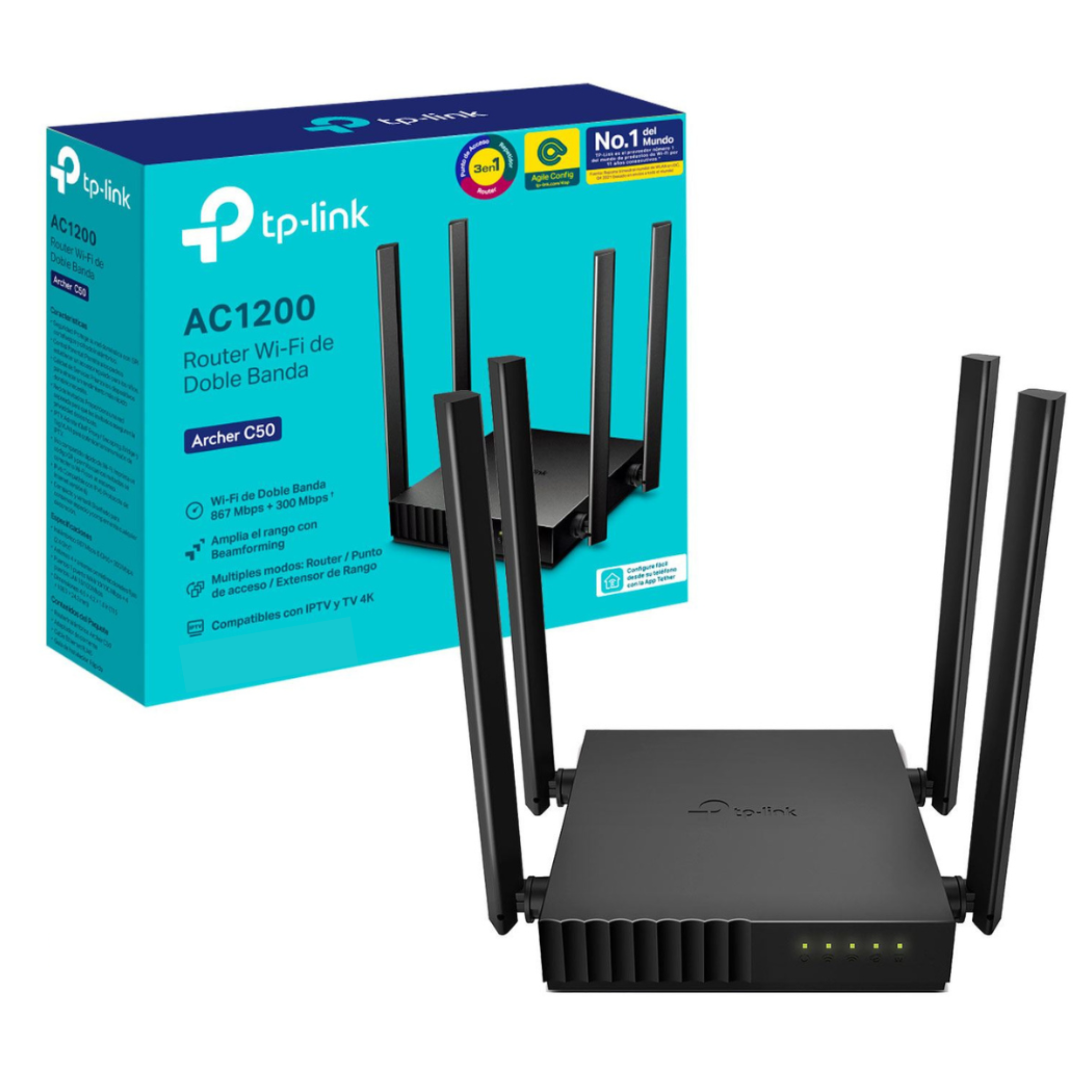 TP-LINK ROUTER ARCHER C80 AC1900 1300Mbps DUAL BAND 4 ANT