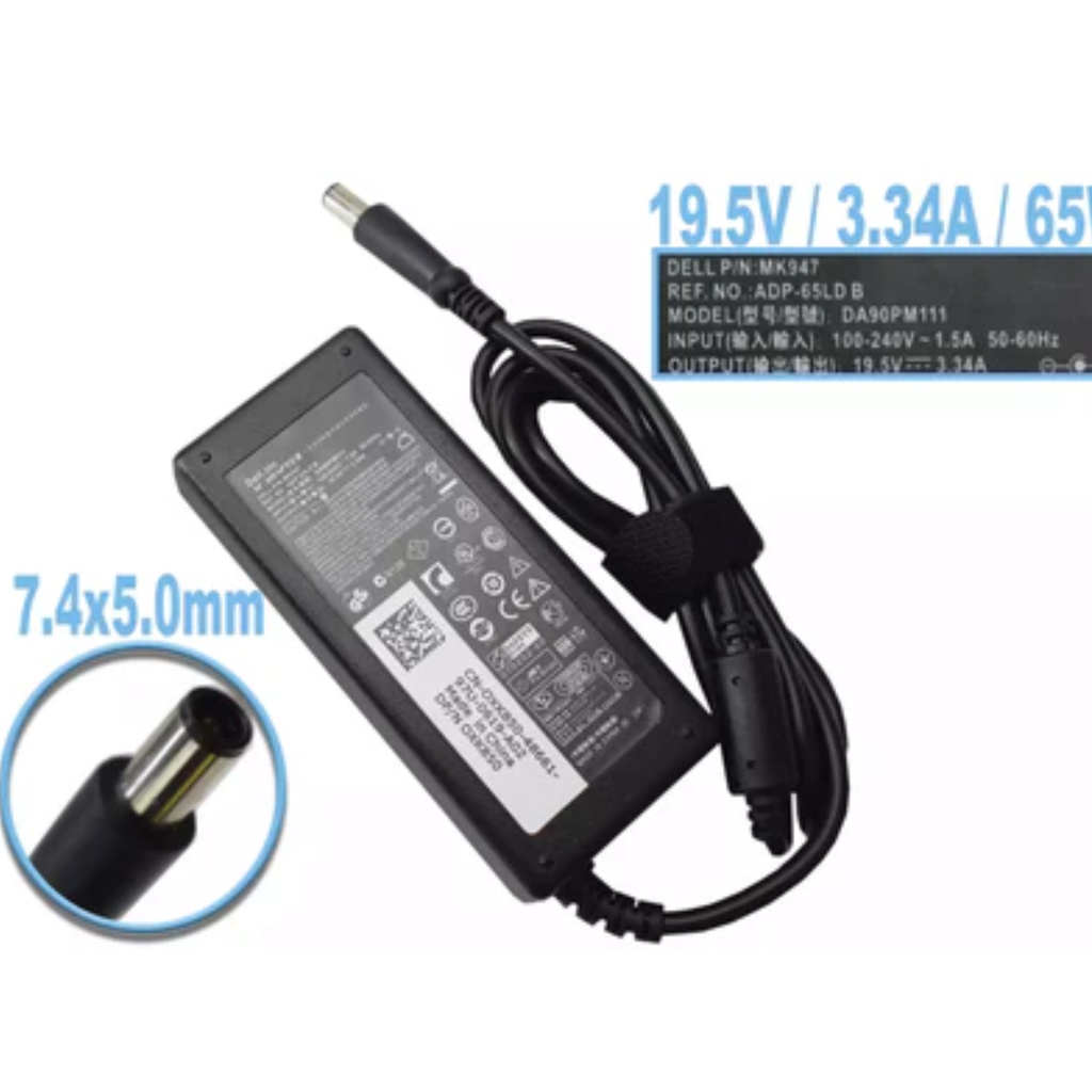 CARGADOR LAPTOP KA6019DL/19.5V-3.34A-65W 4.5*3.0mm DELL
