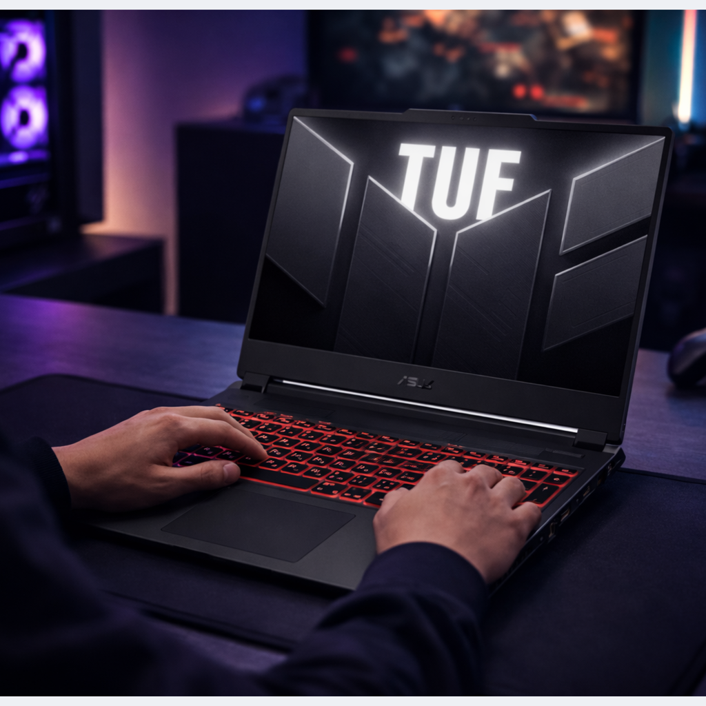 Laptop Gamer ASUS TUF A16 | Ryzen 7, RTX 4050 6GB, 16GB DDR5, 512GB SSD, 16” 144Hz