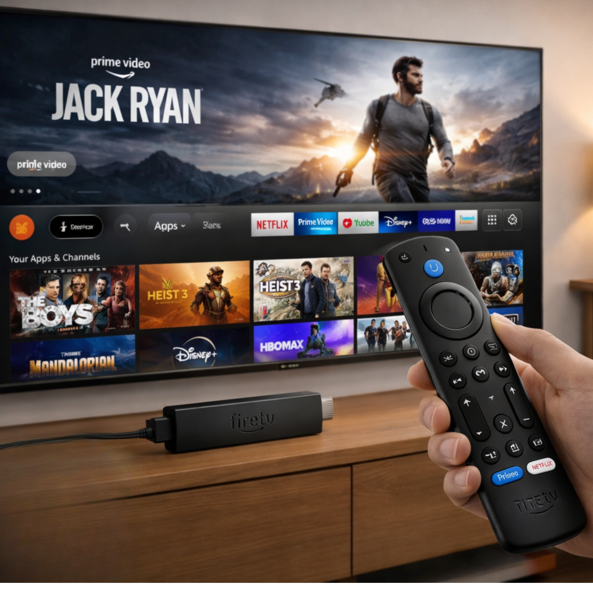 Amazon Fire TV Stick 4K Max 2da Generación 16GB – Streaming Ultra HD