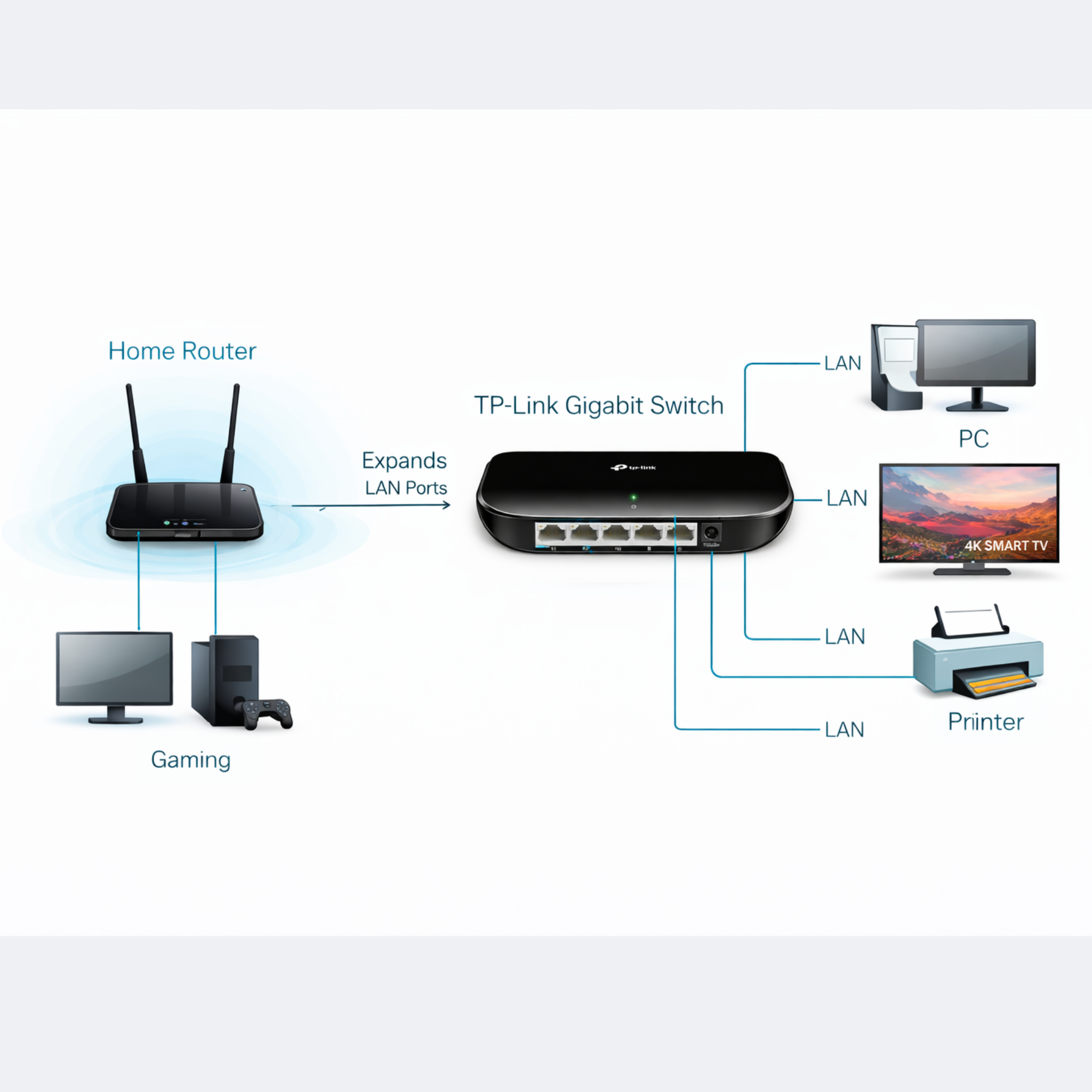 Switch TP-Link TL-SG1005D