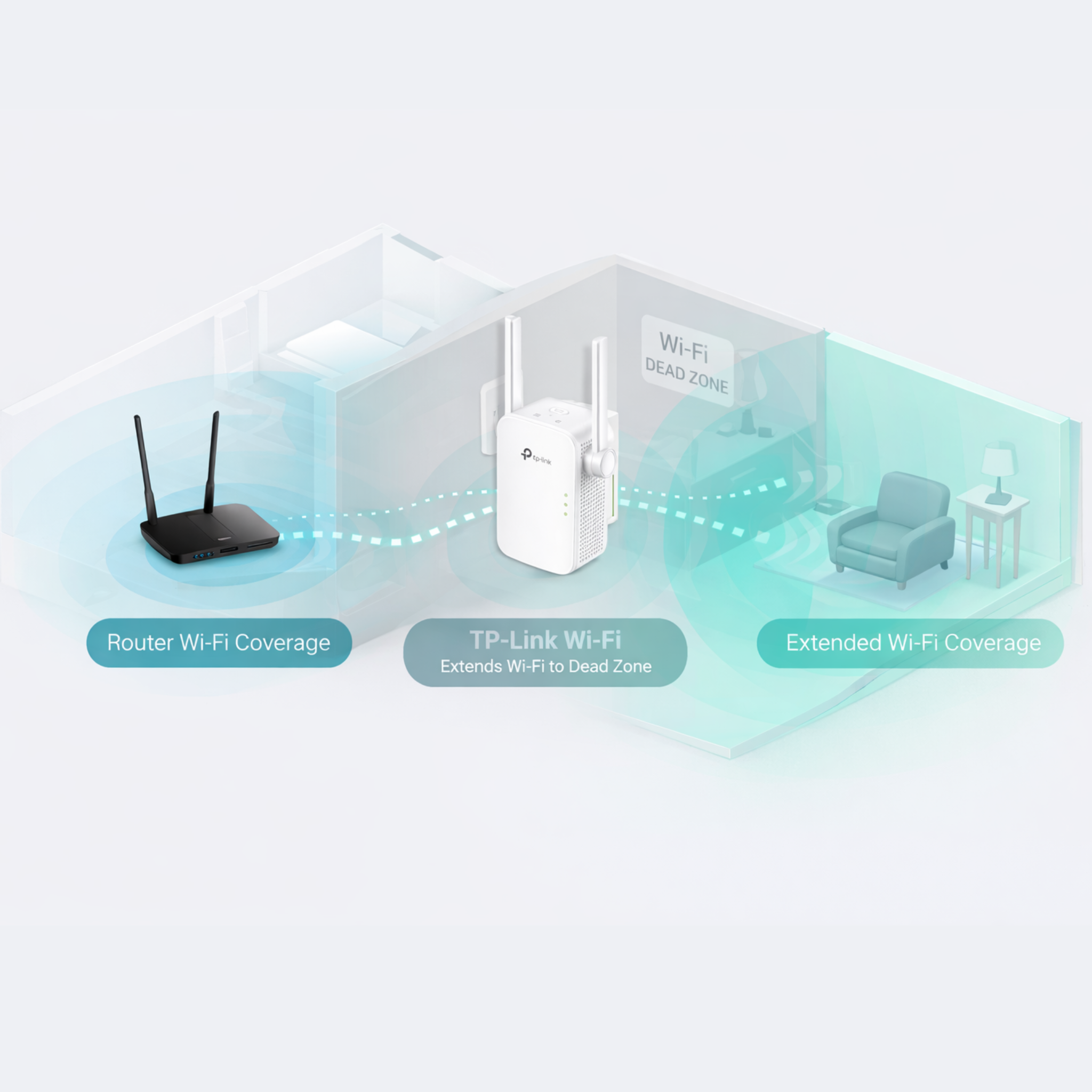 Extensor de Rango TP-Link TL-WA855RE