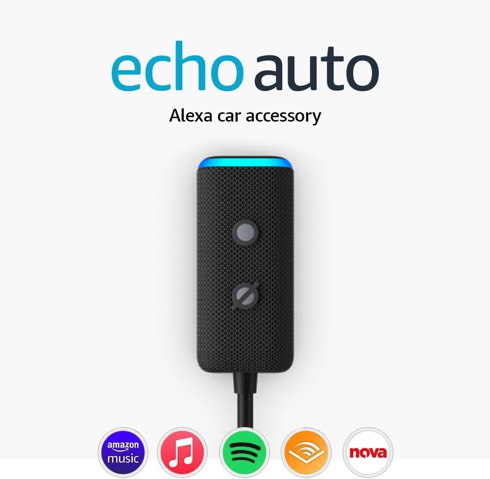 Amazon Alexa Echo Auto 2da Generación – Asistente de Voz para Carro