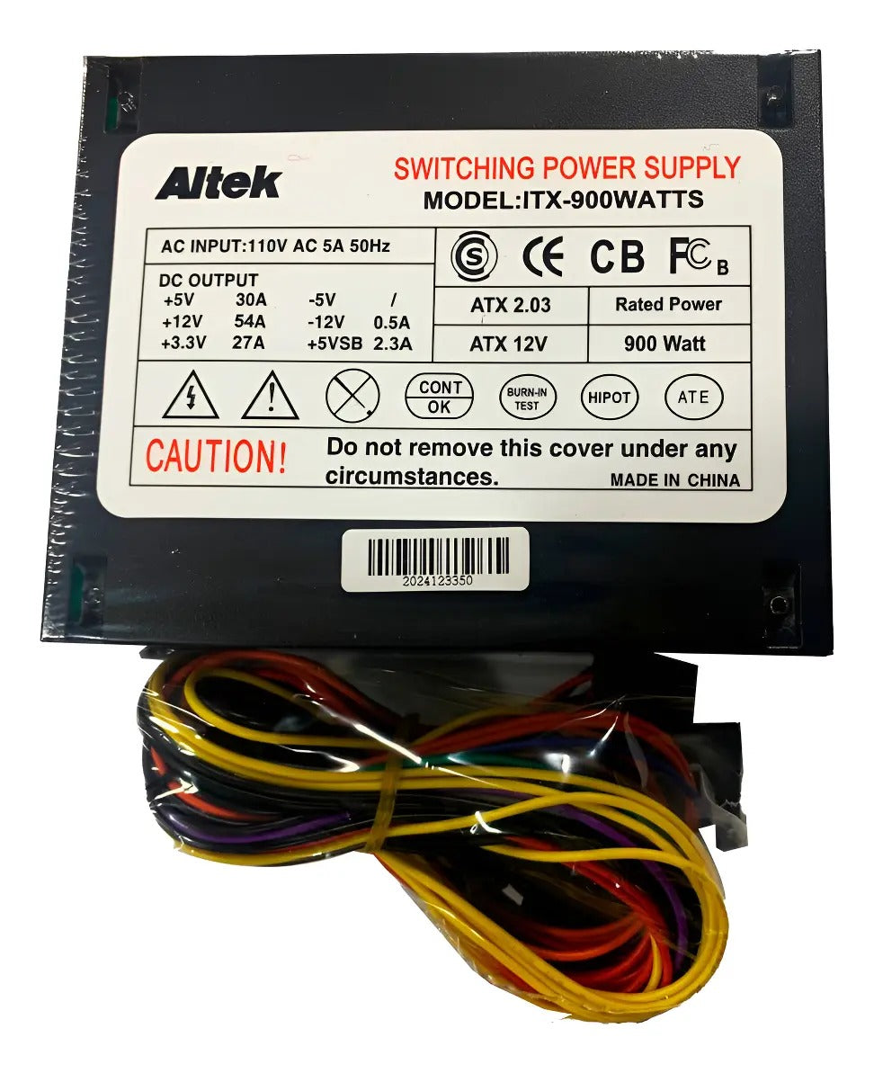 FUENTE DE PODER ALTEK 900W
